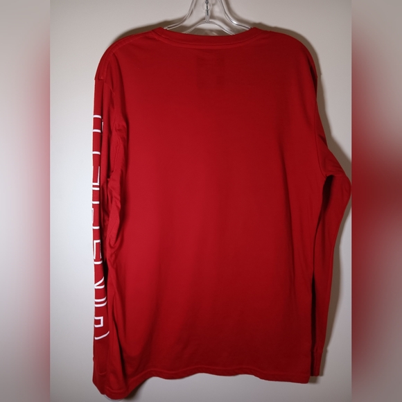 Red L/S "23 LEGEND" Graphic Tee. Mens SZ L - Picture 5 of 5
